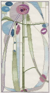 Bothy Threads �N���X�X�e�b�`�h�J�L�b�g �uMackintosh - Rose Boudoir�v MKP2 (�}�b�L���g�b�V�� ���[�Y�u�h���[��) �{�V�[�X���b�Y �y�C�O����/�[��40�`80�����x�z