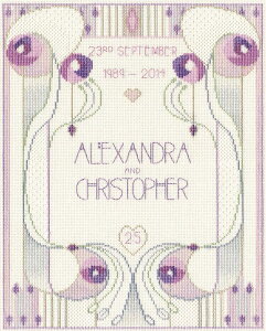 Bothy Threads NXXeb`hJLbg uMackintosh - Wedding / Anniversary Samplerv MKP4 (}bLgbV EFfBO/Ajo[T[ Tv[) {V[XbY yCO/[40`80x