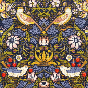 Bothy Threads �N���X�X�e�b�`�h�J�L�b�g �uStrawberry Thief�v William Morris XAC3 �{�V�[�X���b�Y �E�B���A���E�����X �y�C�O����/�[��40�`80�����x�z