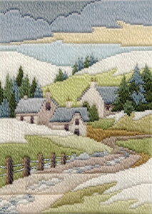 Bothy Threads �����O�X�e�b�`�h�J�L�b�g �uLong Stitch Seasons - Winter Cottage�v (�~�̃R�e�[�W) MLS12 �{�V�[�X���b�Y �y�C�O����/�[��40�`80�����x�z
