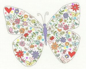 Bothy Threads NXXeb`hJLbg "Lovely Butterfly" XKA21 {V[XbY yCO/[40`80xz