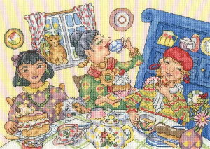 Bothy Threads NXXeb`hJLbg "Tea And Cake" XWB2 {V[XbY yCO/[40`80xz
