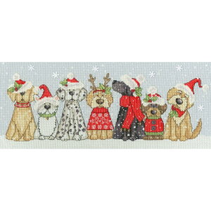 Bothy Threads NXXeb`hJLbg "Holiday Hounds" XKTB10 (zf[̌ NX}X) {V[XbY yCO/[40`80xz