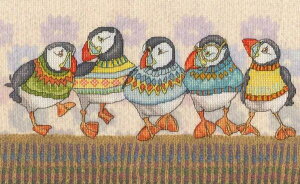 Bothy Threads �N���X�X�e�b�`�h�J�L�b�g A Fair Isle Flock XEB1 �{�V�[�X���b�Y �y�C�O����/�[��40�`80�����x�z
