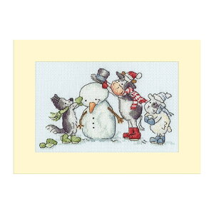 Bothy Threads NXXeb`hJLbg "Christmas Card - Hat, Scarf, Gloves!" XMAS77 {V[XbY yCO/[40`80xz