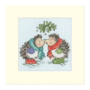 Bothy Threads NXXeb`hJLbg "Christmas Card - Christmas Kiss" XMAS79 {V[XbY yCO/[40`80xz