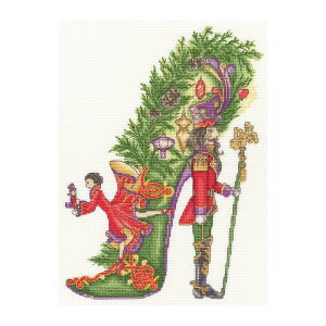 Bothy Threads �N���X�X�e�b�`�h�J�L�b�g A Christmastide Tale XSK28 �{�V�[�X���b�Y �y�C�O����/�[��40�`80�����x�z