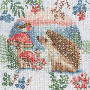 Bothy Threads �N���X�X�e�b�`�h�J�L�b�g Woodland Wander XJS5 �{�V�[�X���b�Y �y�C�O����/�[��40�`80�����x�z