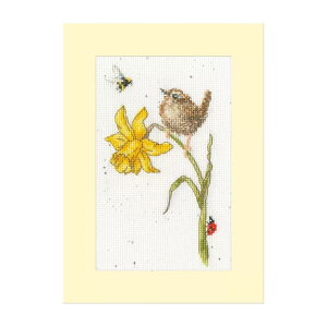 Bothy Threads NXXeb`hJLbg "Greeting Card - The Birds And The Bees" XGC43 (O[eBOJ[h) {V[XbY yCO/[40`80xz