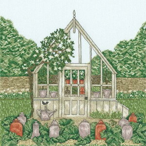 Bothy Threads �N���X�X�e�b�`�h�J�L�b�g Greenhouse XSS28 A Country Estate �{�V�[�X���b�Y �y�C�O����/�[��40�`80�����x�z
