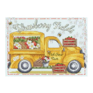 Bothy Threads �N���X�X�e�b�`�h�J�L�b�g Strawberry Fields XKTB25 (�X�g���x���[�E�t�B�[���Y) �{�V�[�X���b�Y �y�C�O����/�[��40�`80�����x�z