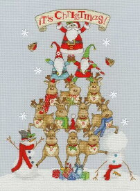 Bothy Threads クロスステッチ刺繍キット "It's Christmas!" XKTB7 (イッツ・クリスマス) ボシースレッズ 【海外取り寄せ/納期40～80日程度】