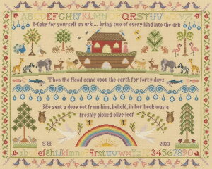 Bothy Threads NXXeb`hJLbg "Heirloom Noah's Ark" (mA̔M Tv[) XBD18 {V[XbY yCO/[40`80xz