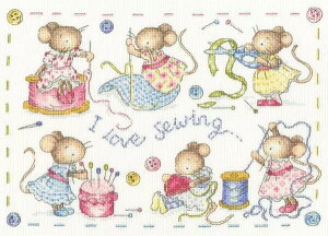 Bothy Threads NXXeb`hJLbg "I Love Sewing" XKG9 (ACu\[CO) {V[XbY yCO/[40`80xz