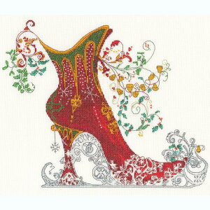 Bothy Threads �N���X�X�e�b�`�h�J�L�b�g Yuletide XSK15 �{�V�[�X���b�Y �y�C�O����/�[��40�`80�����x�z