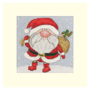 Bothy Threads NXXeb`hJLbg "Christmas Card - Jolly Santa" XMAS71 {V[XbY yCO/[40`80xz