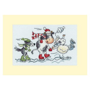 Bothy Threads NXXeb`hJLbg "Christmas Card - Almost, Nearly, Whoopsie!" XMAS73 {V[XbY yCO/[40`80xz