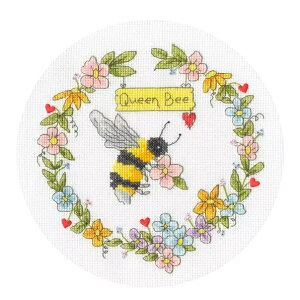 Bothy Threads NXXeb`hJLbg "Queen Bee" XETE10P Ladybird and Bee {V[XbY yCO/[40`80xz