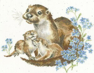 Bothy Threads NXXeb`hJLbg "Otterly Adorable" XHD141 {V[XbY yCO/[40`80xz