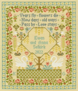 Bothy Threads �N���X�X�e�b�`�h�J�L�b�g "The Laburnum Tree Sampler" XS17 (Moira Blackburn/�T���v���[) �{�V�[�X���b�Y �y�C�O����/�[��40�`80�����x�z