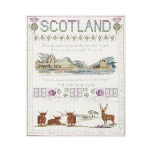 Bothy Threads NXXeb`hJLbg uSamplers - Scotlandv RSS (XRbgh̃Tv[) {V[XbY DERWENTWATER DESIGNS yCO/[40`80xz