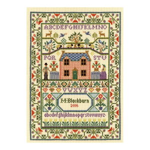 Bothy Threads NXXeb`hJLbg uCountry Cottagev Moira Blackburn Samplers XS3 Tv[ {V[XbY yCO/[40`80xz