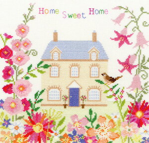 Bothy Threads �N���X�X�e�b�`�h�J�L�b�g �uHome Sweet Home�v (�z�[���X�E�B�[�g�z�[��) XSS5 �{�V�[�X���b�Y �y�C�O����/�[��40�`80�����x�z