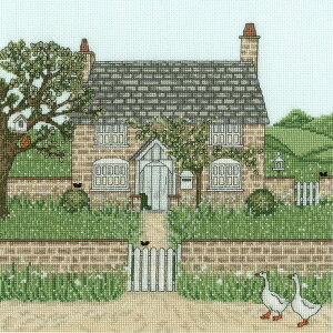 Bothy Threads �N���X�X�e�b�`�h�J�L�b�g Gardener�fs Cottage XSS11 �J���g���[�E�n�E�X �{�V�[�X���b�Y �y�C�O����/�[��40�`80�����x�z