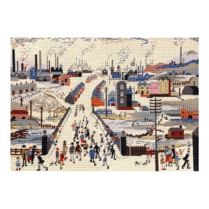 Bothy Threads NXXeb`hJLbg uCanal Bridge Tapestryv TLC10 (LiEubWE^yXg[) L.S Lowry and Lowry Style {V[XbY yCO/[40`80xz
