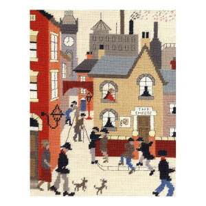 Bothy Threads hJLbg uThe Cheese Tapestryv TLC11 (`[YE^yXg[) L.S Lowry and Lowry Style {V[XbY yCO/[40`80xz