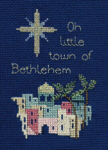 Bothy Threads NXXeb`hJLbg uChristmas Card - Bethlehemv CDX05 (xcw) {V[XbY yCO/[40`80xz