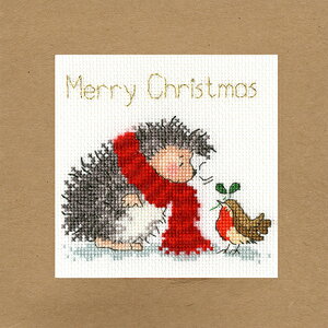 Bothy Threads NXXeb`hJLbg "Christmas Card - Christmas Wishes" XMAS32 {V[XbY yCO/[40`80xz