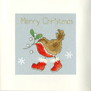 Bothy Threads NXXeb`hJLbg "Christmas Card - Step Into Christmas" XMAS31 {V[XbY yCO/[40`80xz