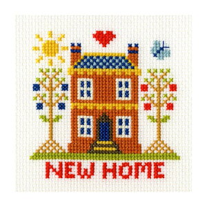 Bothy Threads NXXeb`hJLbg uGreeting Card - New Homev XGC5 (O[eBOJ[h/V) {V[XbY yCO/[40`80xz