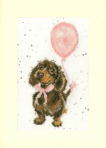 Bothy Threads NXXeb`hJLbg "Greeting Card - Welcome Little Sausage" XGC33 {V[XbY yCO/[40`80xz