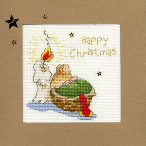 Bothy Threads NXXeb`hJLbg uChristmas Card - First Christmasv XMAS19 (t@[XgENX}X) {V[XbY yCO/[40`80xz