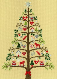Bothy Threads クロスステッチ刺繍キット 「Scandi Tree」 XX9 (クリスマスツリー Christmas Xmas) ボシースレッズ 【海外取り寄せ/納期40〜80日程度】