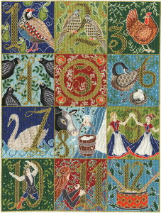 Bothy Threads NXXeb`hJLbg u12 Days of Christmasv XX12 (12̃NX}X Xmas) {V[XbY yCO/[40`80xz