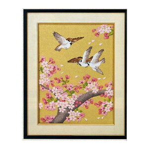 東京文化刺繍キット BSK-098 「桜吹雪」(3号)