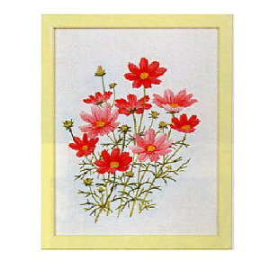 東京文化刺繍キット BSK-741 「コスモス」(1号額付)