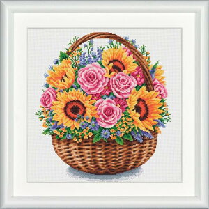 DUTCH STITCH BROTHERS NXXeb`hJLbg DSB011A "Flower Basket" (t[EoXPbg/z:ȃAC[_) yCO/[40`80xz