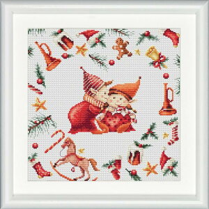 DUTCH STITCH BROTHERS NXXeb`hJLbg DSB019A "Christmas Elves" (NX}XEGt/z:ȃAC[_) yCO/[40`80xz