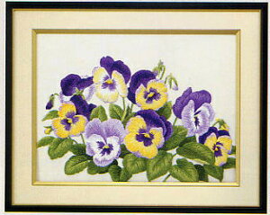 東京文化刺繍キット BSK-038 「パンジー」(3号)