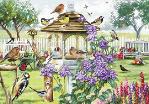 LETISTITCH �N���X�X�e�b�`�h�J�L�b�g No.944 �uBird table�v (���̃e�[�u��) �y�C�O����/�[��45�`90�����x�z