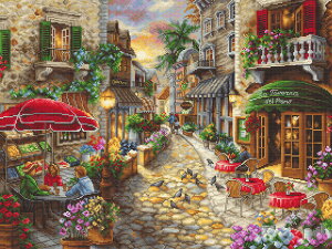 LETISTITCH �N���X�X�e�b�`�h�J�L�b�g L8021 Early Evening in Avola (�A�[���H���̗[��) �y�C�O����/�[��45�`90�����x�z