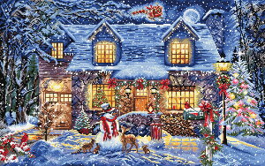 LETISTITCH �N���X�X�e�b�`�h�J�L�b�g L8030 Cottage Glow (�R�e�[�W�̃N���X�}�X) �y�C�O����/�[��45�`90�����x�z
