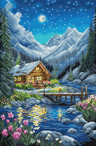 LETISTITCH �N���X�X�e�b�`�h�J�L�b�g L9916 Moonlit night (����) �y�C�O����/�[��45�`90�����x�z