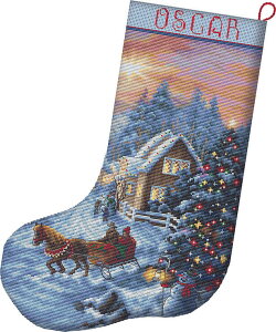 LETISTITCH NXXeb`hJLbg L8011 "Christmas Eve Stocking" (NX}XCũ\bNX) yCO/[45`90xz