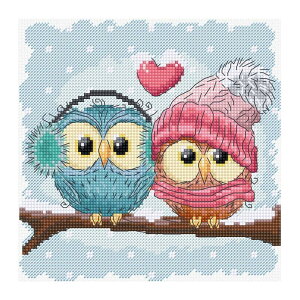 Luca-S NXXeb`hJLbg B1400 "Two Cute Owls" (2H̃L[gȃtNE) yCO/[40`80xz