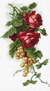 Luca-S NXXeb`hJLbg B2229 "Red roses and grapes" (ԂoƃuhE) yCO/[40`80xz [JX